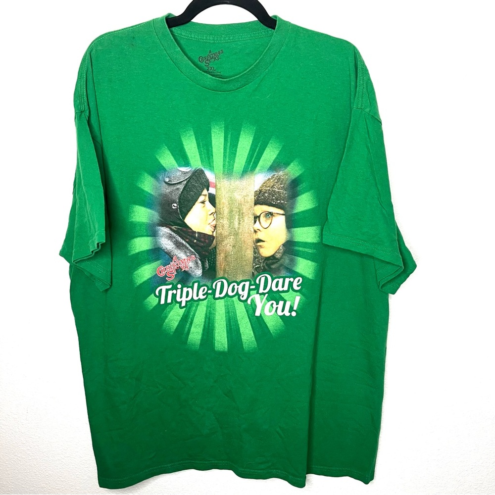 A Christmas Story men's graphic t-shirt.